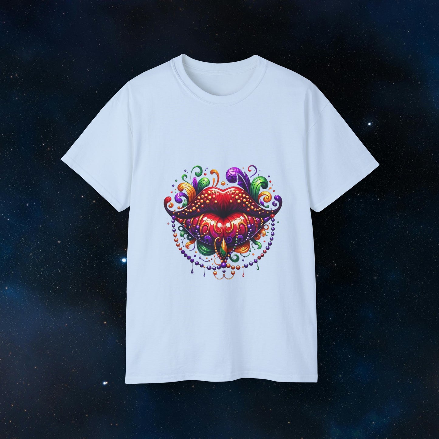 Mardi Gras Decadence T-Shirt: "Kiss Me" Collection