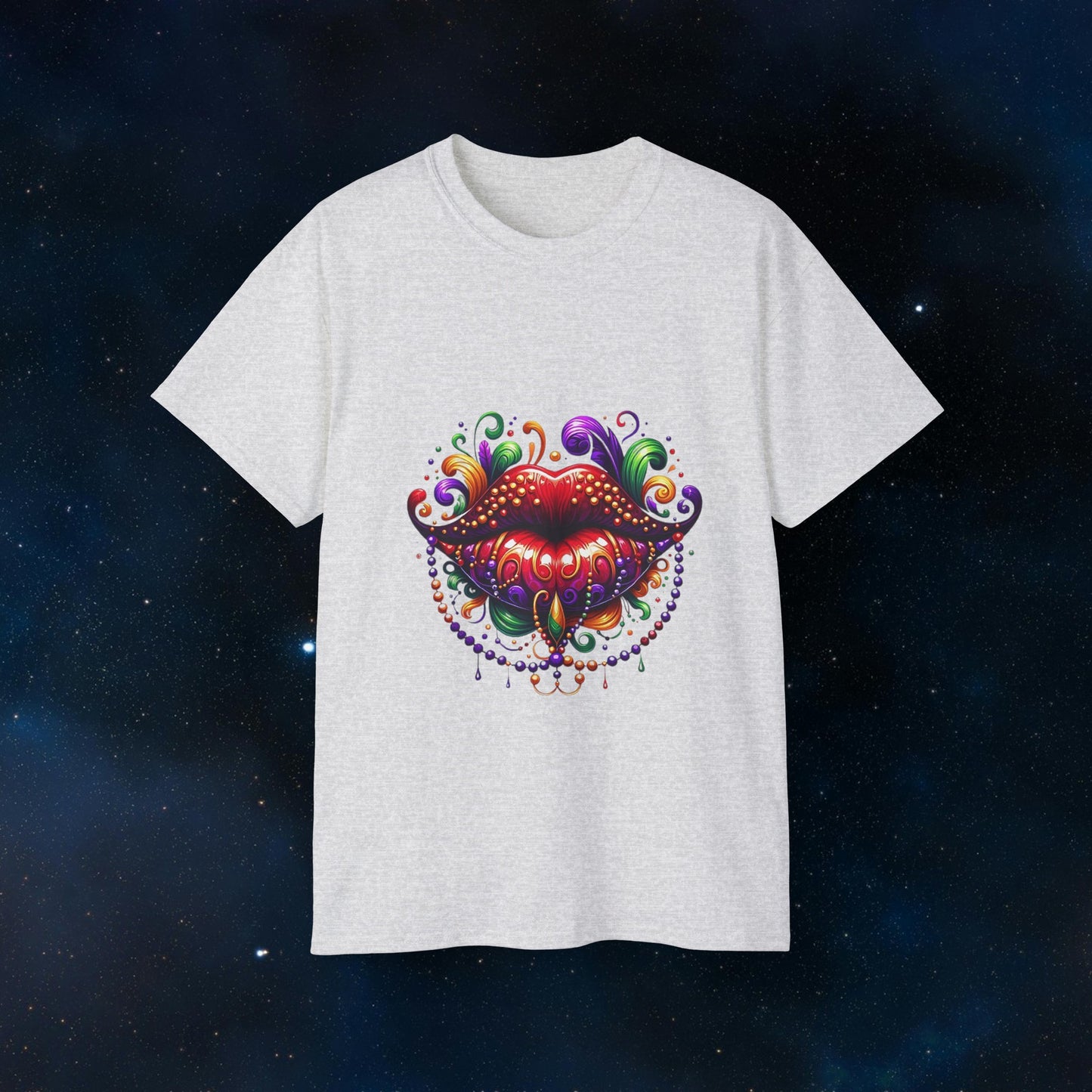 Mardi Gras Decadence T-Shirt: "Kiss Me" Collection