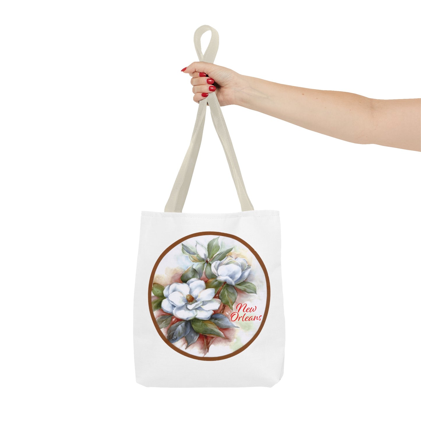 New Orleans Summer Magnolias Shopping Tote Bag