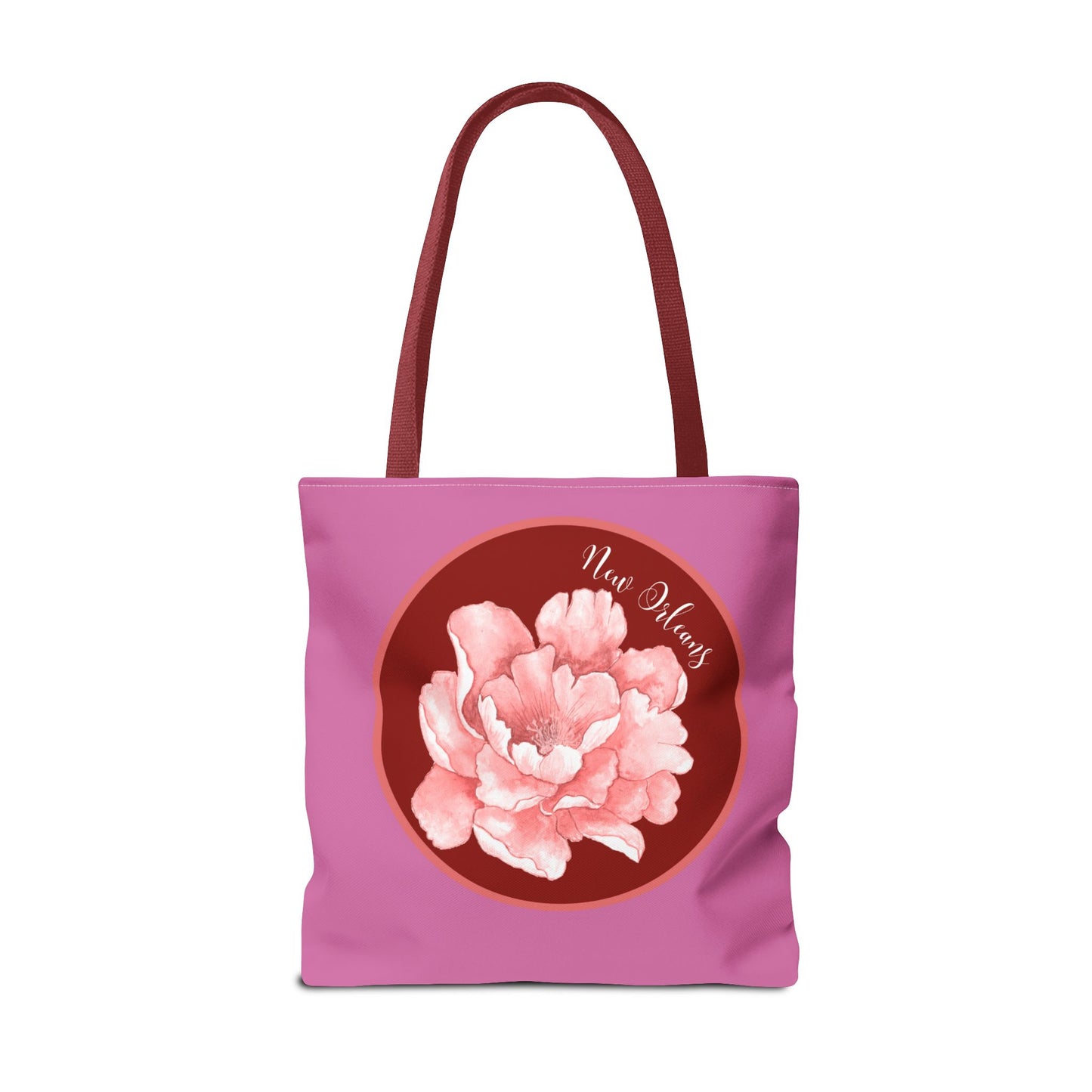 New Orleans Summer Peony Flower Shopping Tote Bag