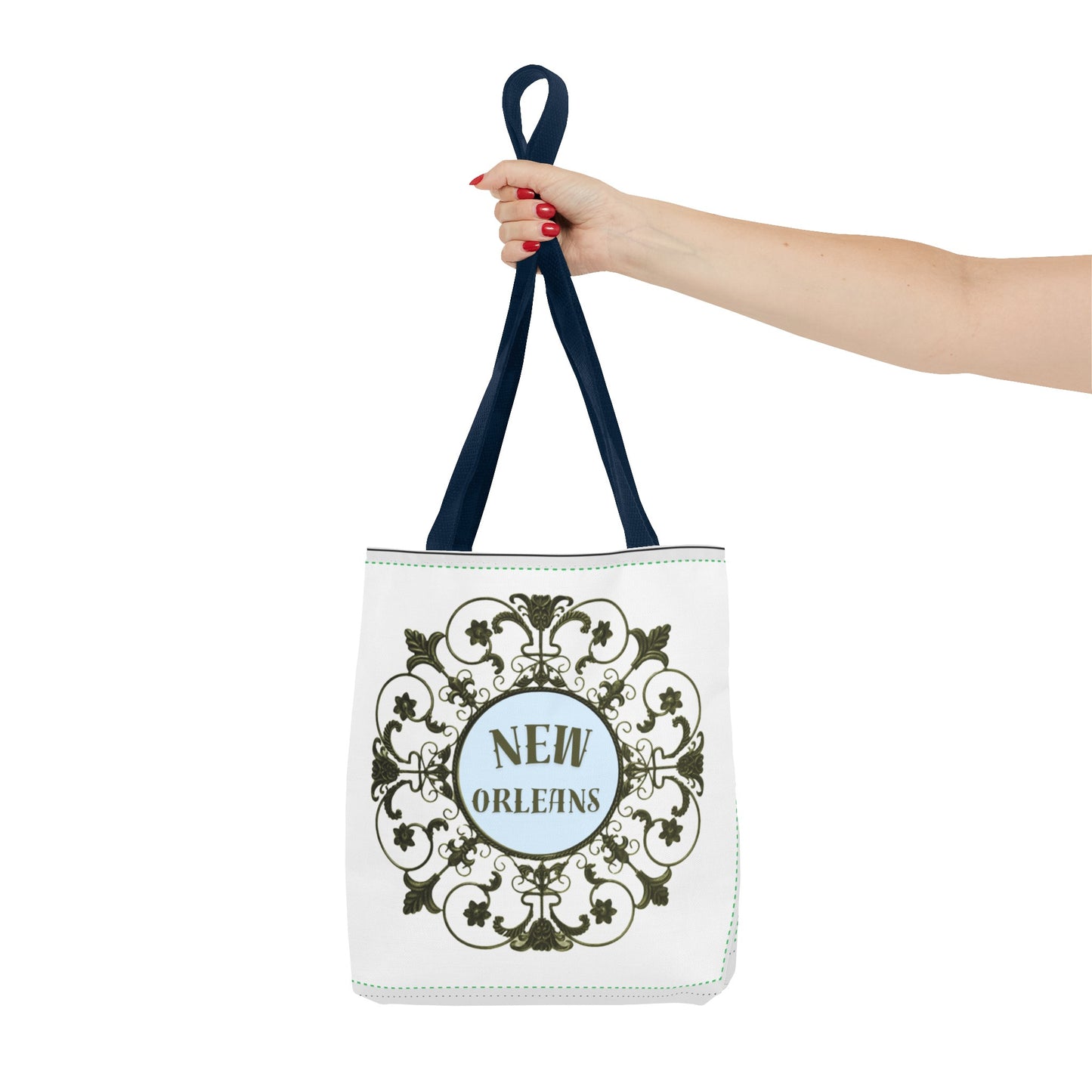 New Orleans Fleur de Lis Shopping Tote Bag