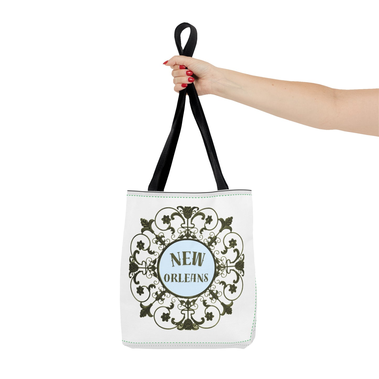 New Orleans Fleur de Lis Shopping Tote Bag