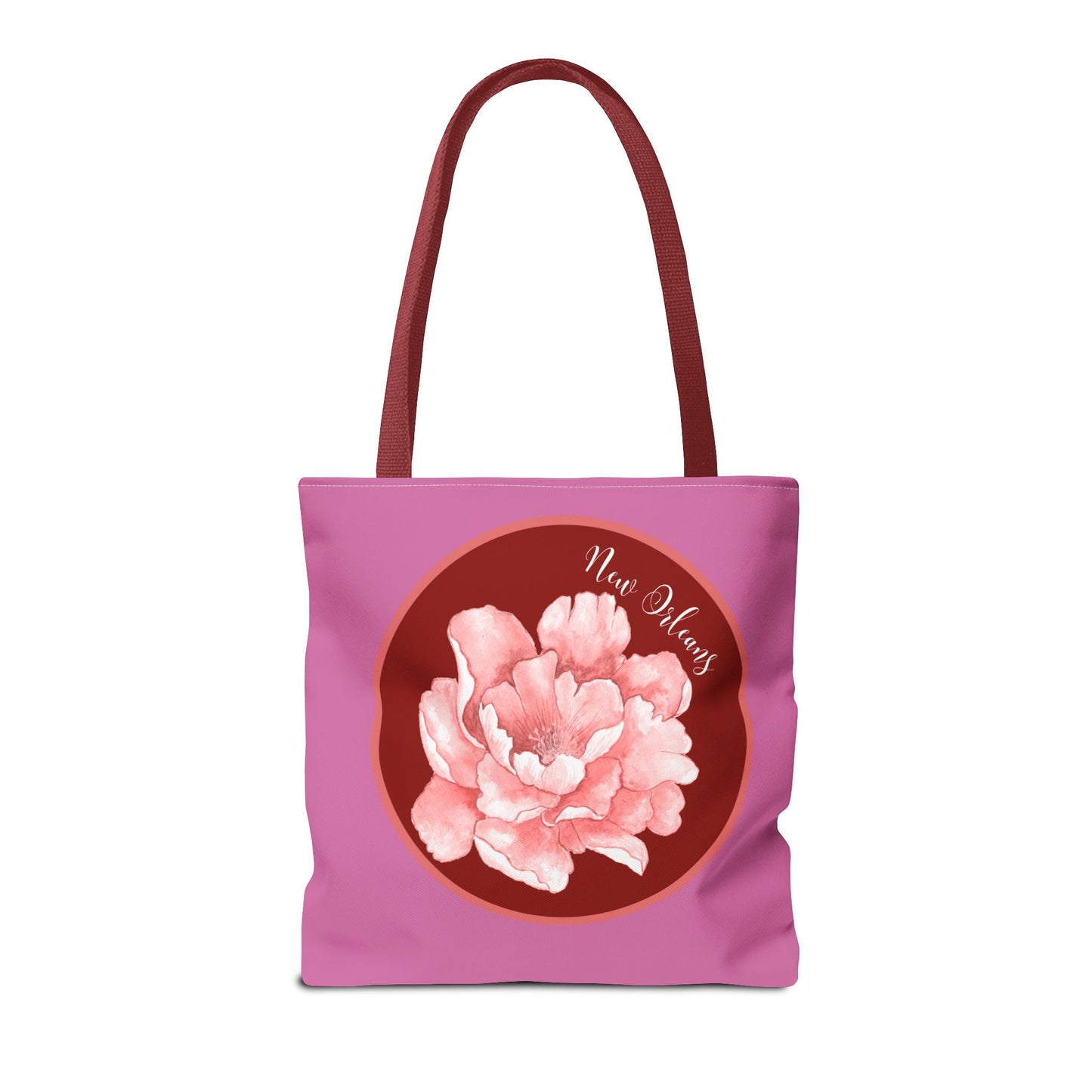 New Orleans Summer Peony Flower Shopping Tote Bag