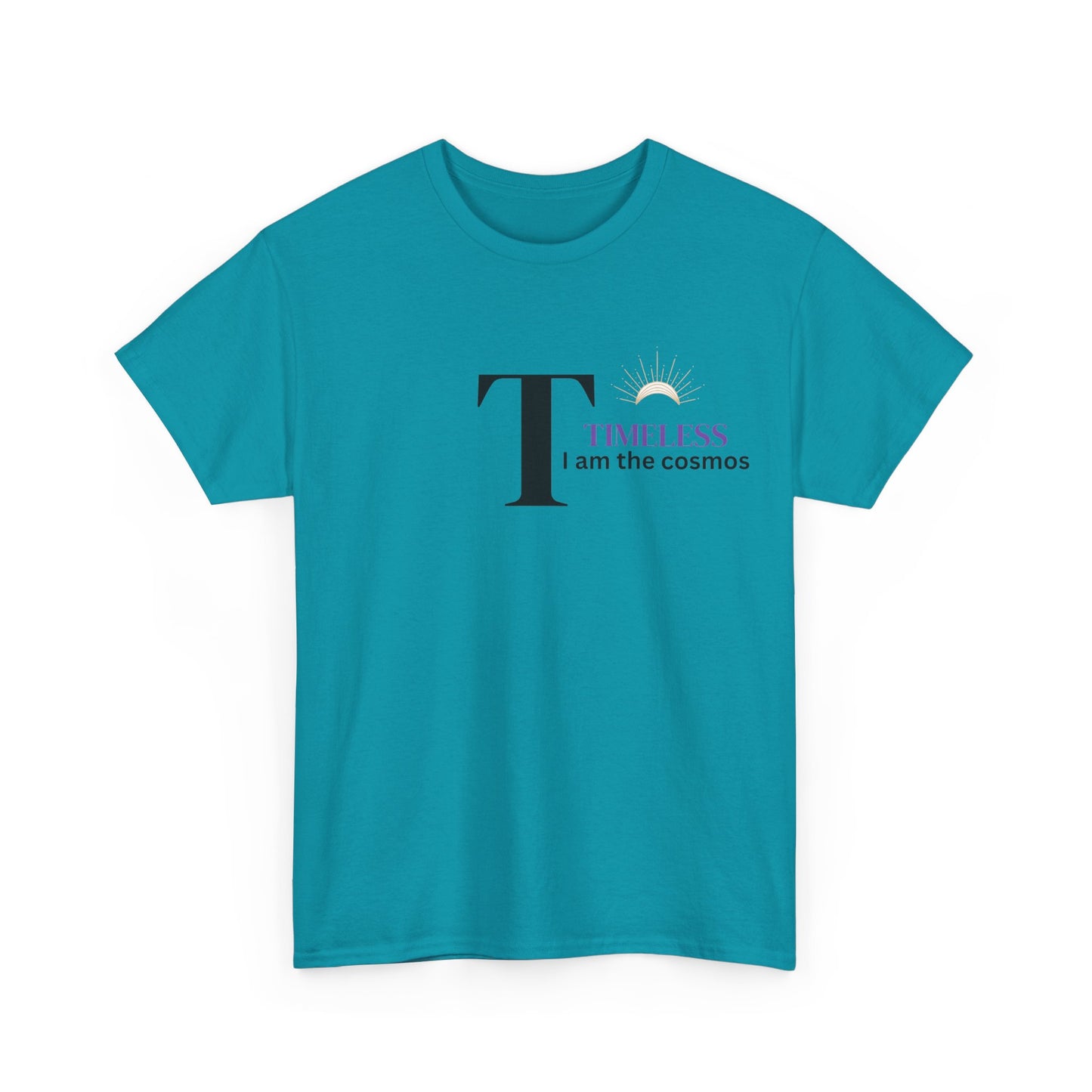 T is for Timeless: Enjoy life in this Unisex Heavy Cotton Tee