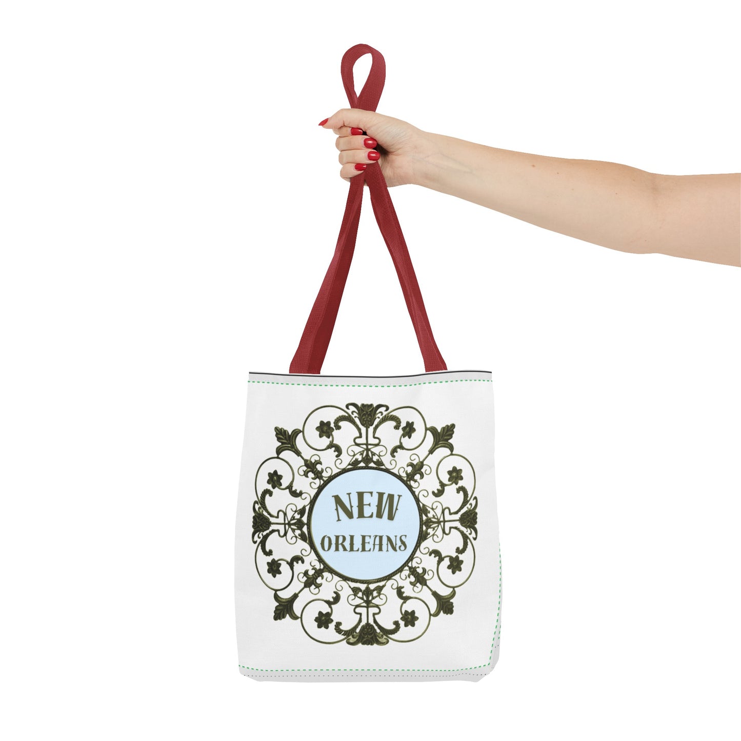 New Orleans Fleur de Lis Shopping Tote Bag