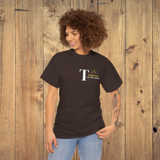 T is for Timeless: Enjoy life in this Unisex Heavy Cotton Tee