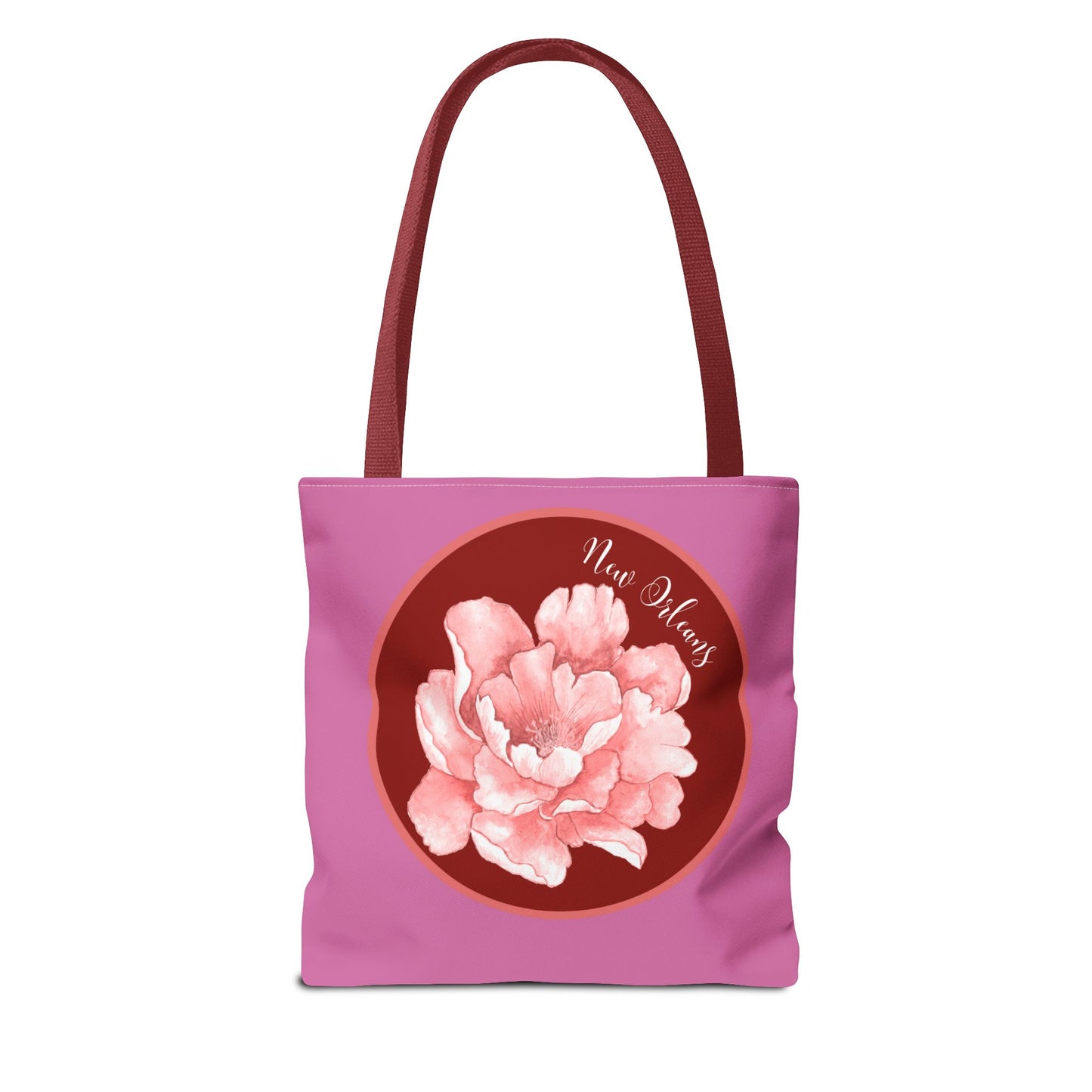 New Orleans Summer Peony Flower Shopping Tote Bag