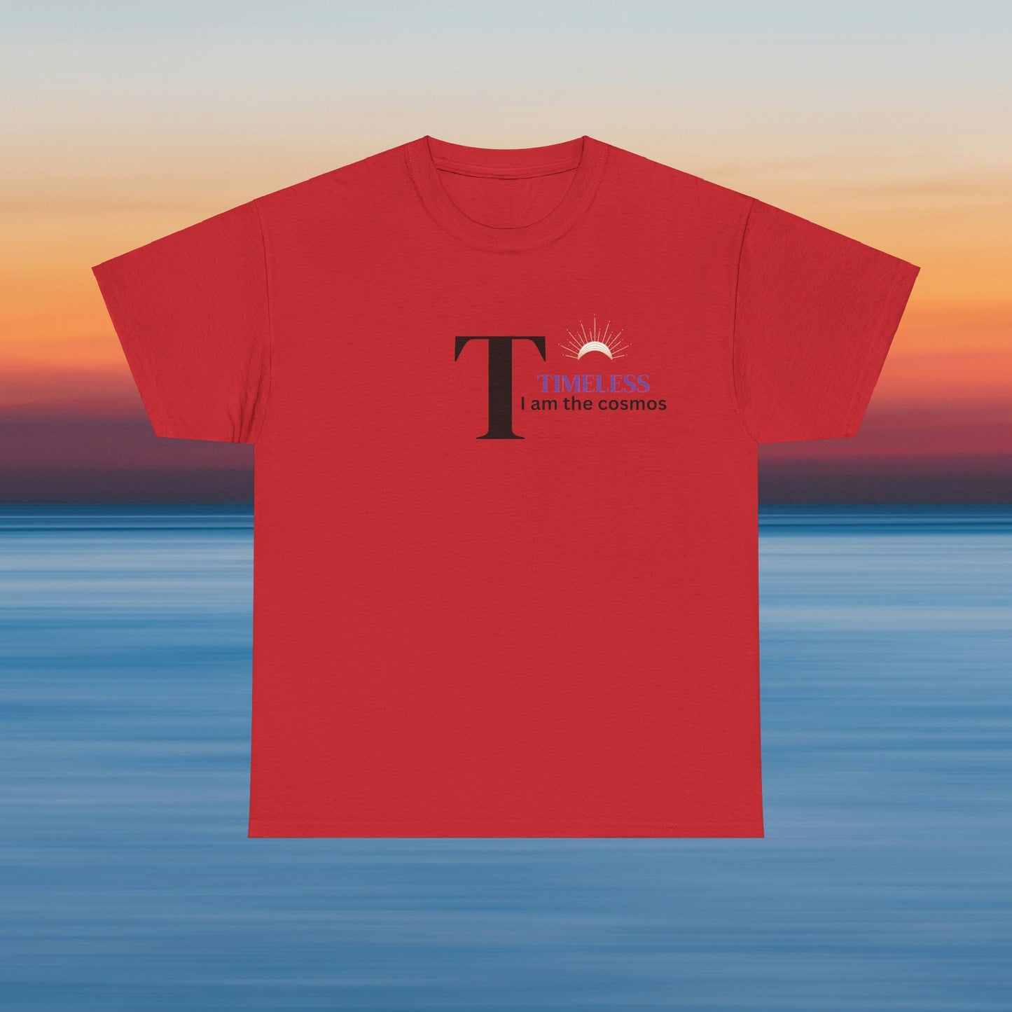 T is for Timeless: Enjoy life in this Unisex Heavy Cotton Tee