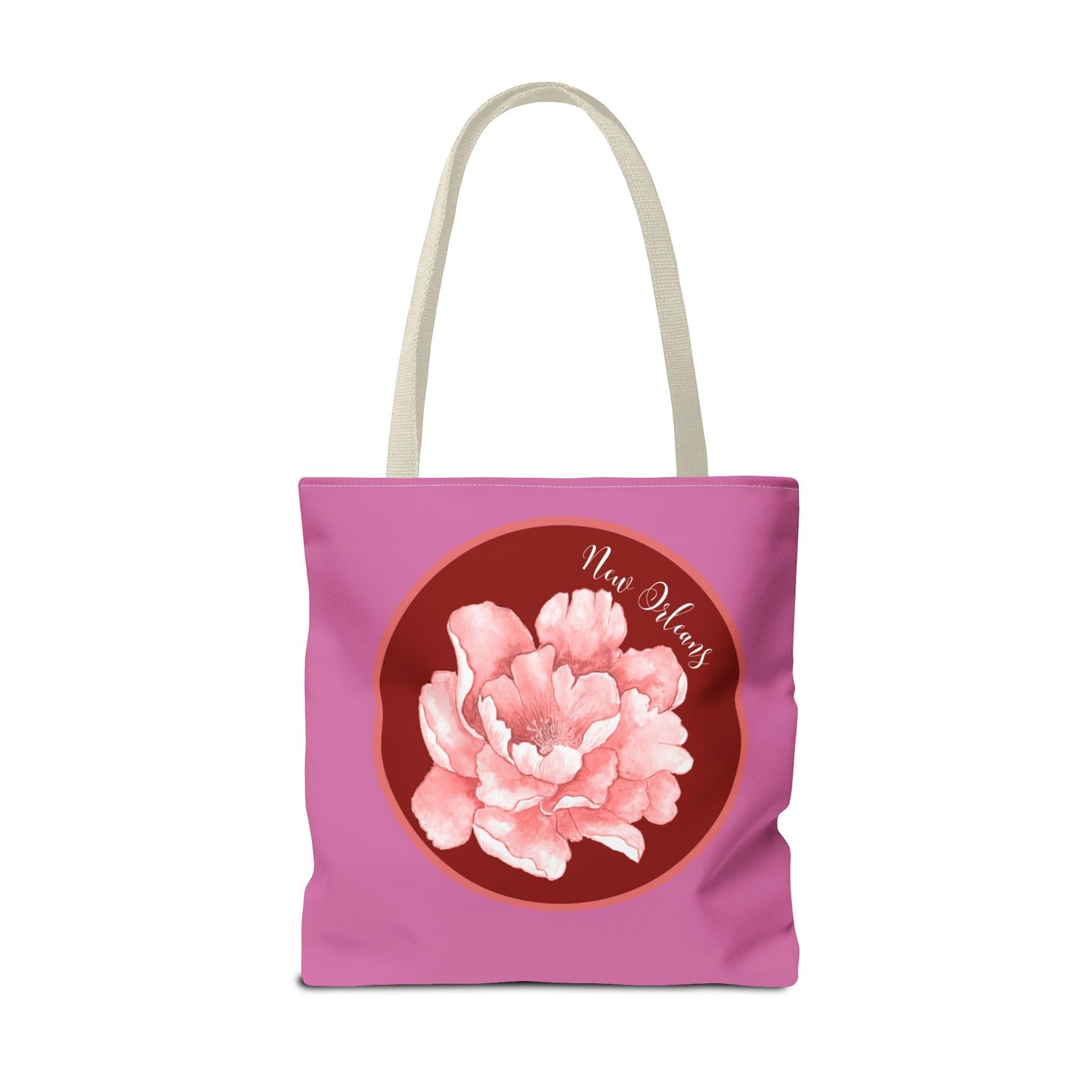 New Orleans Summer Peony Flower Shopping Tote Bag