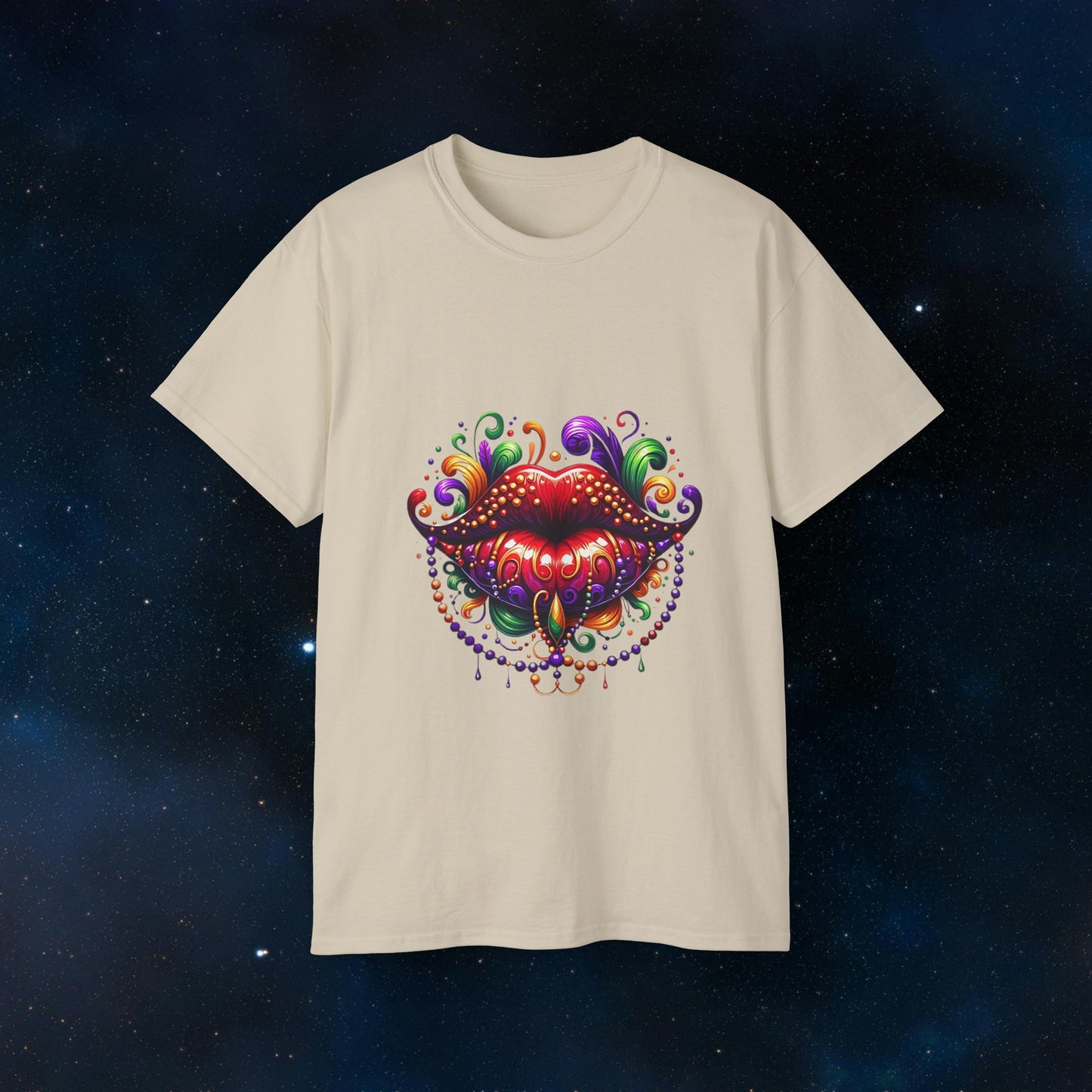 Mardi Gras Decadence T-Shirt: "Kiss Me" Collection