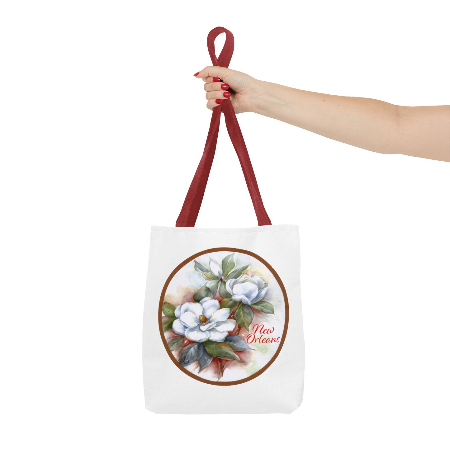 New Orleans Summer Magnolias Shopping Tote Bag