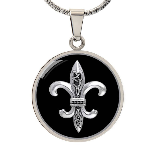 New Orleans Celtic Style Fleur de Lis