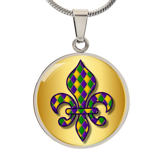 New Orleans Mardi Gras Fleur de Lis